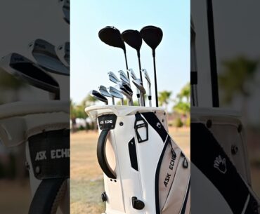 Ask Echo Golf Bag ST-Lock Soundless Stand Bag|Toasted Almond #askecho #golfbag#bestgolfbags #golf