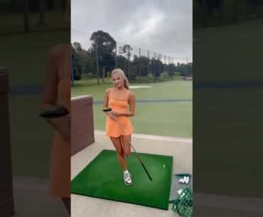 Any tips on my swing? #funny #shorts #reels #golf #girl #asmr