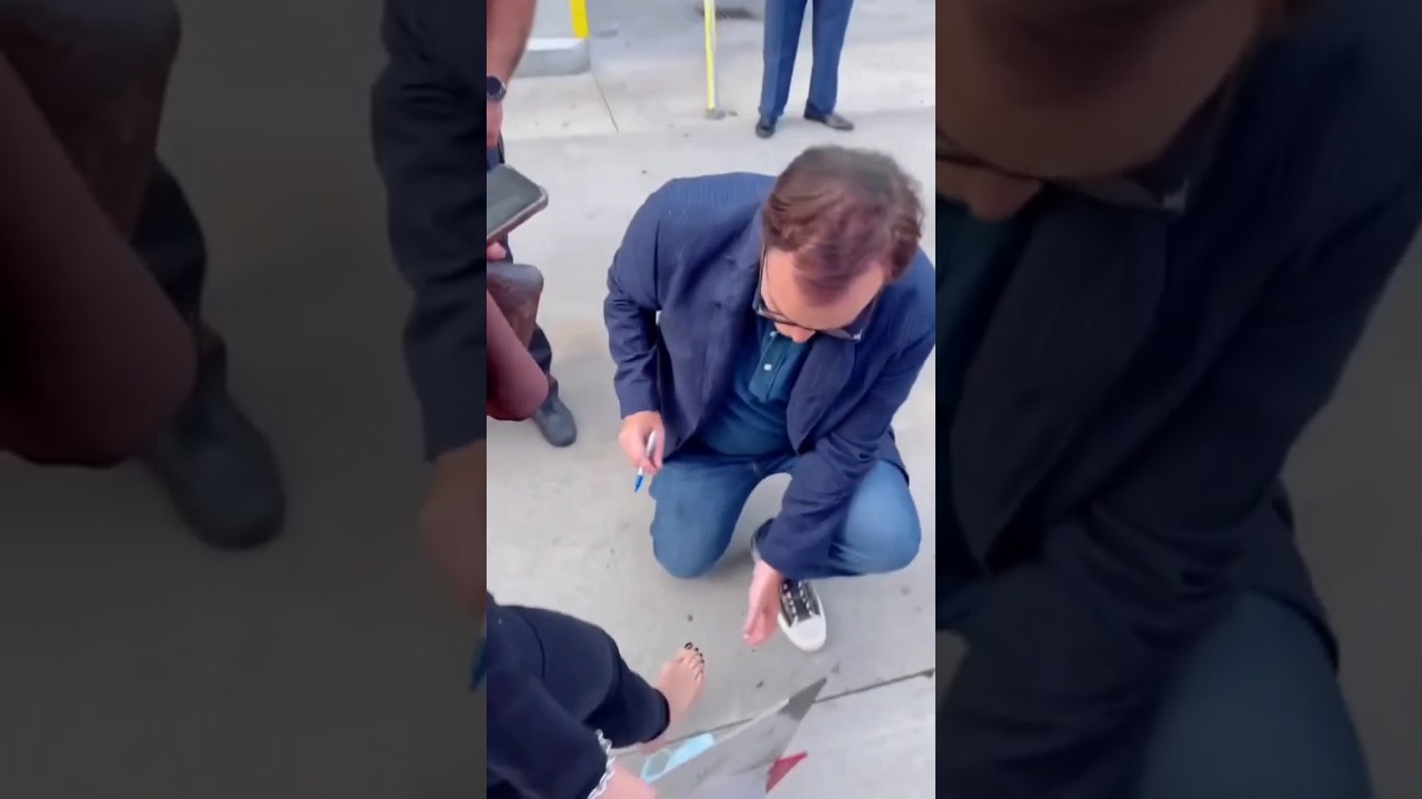 Quentin Tarantino actually signs fan girl feet 😶 #movie #feet #weird #fan #viral Quentin Tarantino actually signs fan girl feet 😶 #movie #feet #weird #fan #viral