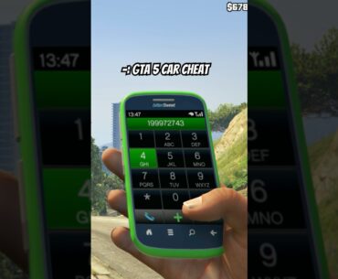 GTA 5 : Cheat Code For Car #shorts #gta5