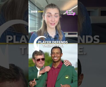 Why does the winning golfer at The Masters get a green jacket? #shorts