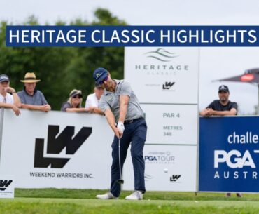 Highlights from Saturday's play at the 2024 Heritage Classic