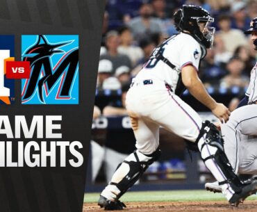 Astros vs. Marlins Game Highlights (8/6/25) | MLB Highlights