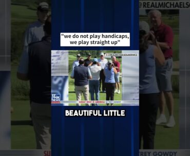 Fox New GUSHES over Trump's golf game #shorts