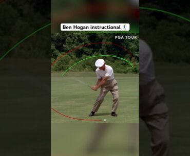 Golf lesson from Ben Hogan 🏌️‍♂️