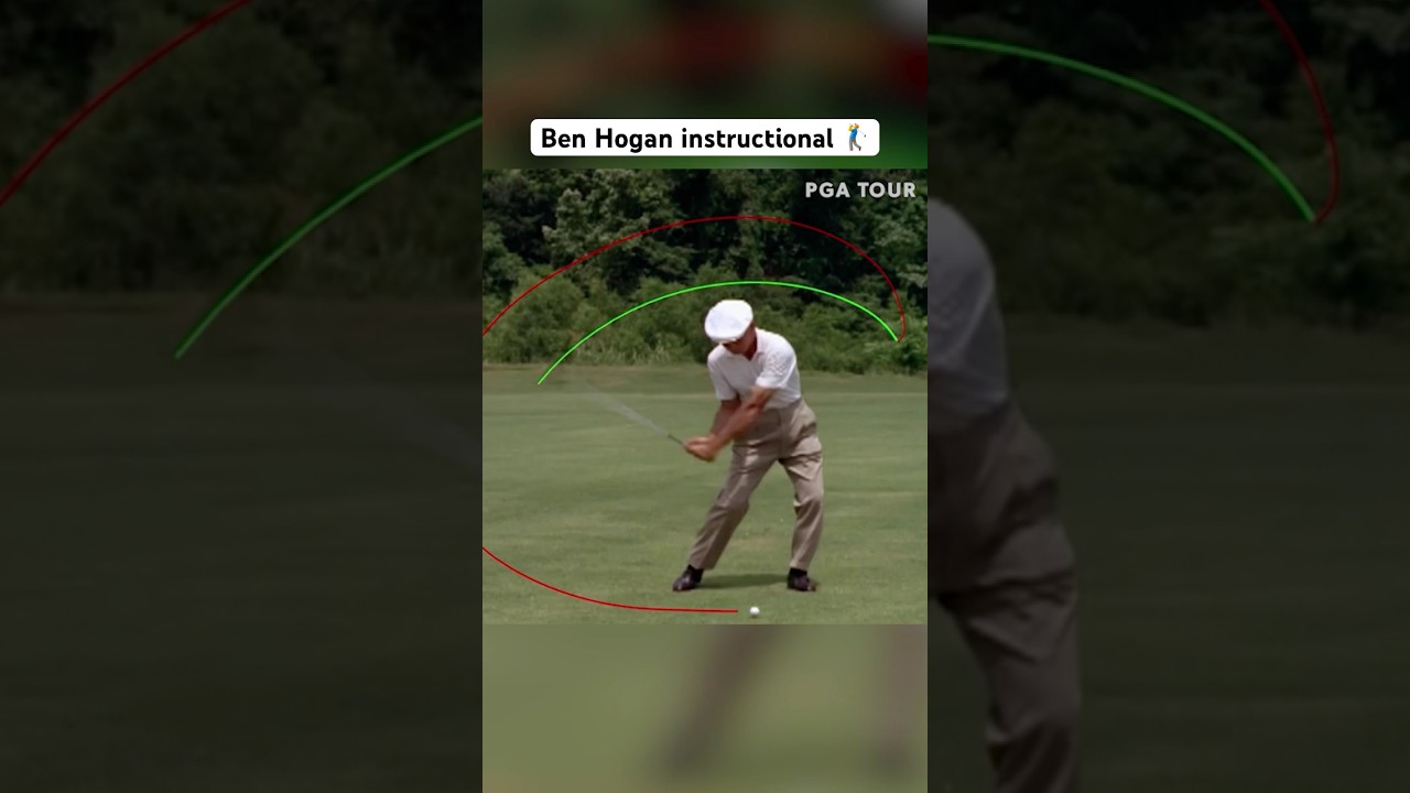 Golf lesson from Ben Hogan 🏌️♂️ Golf lesson from Ben Hogan 🏌️♂️