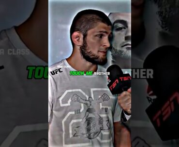 When Khabib SCARED the reporter 😱#khabib #khabibnurmagomedov #shorts #shortsfeed #fyp