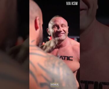 Eddie Hall vs. Mariusz Pudzianowski Final Staredown: 'I just ate a massive cheesecake | #ksw105