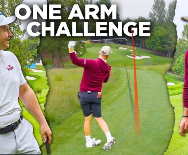 Pro Takes on One-Armed Golfer | 1v1 Match with Lucas Herbert