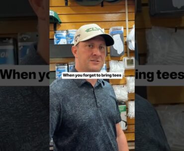 When you Forget to Bring Tees