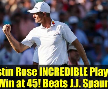 Justin Rose INCREDIBLE Playoff Win at 45! Beats J.J. Spaun | 2025 FedEx St. Jude