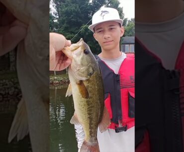 Luke’s 1st Nice Bass Skipping a Dock | Arbor Vitae Lake 🎣🏕️