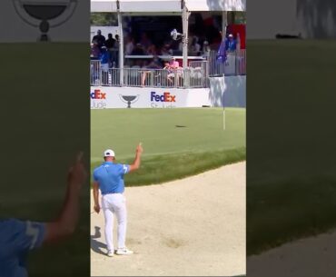 Viktor Hovland’s CRAZY Bunker Hole-Out at FedEx Championship 2025! 😱⛳️