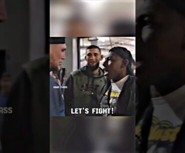 Khamzat almost fights BACKSTAGE with Buckley thinks he is a Fan #khamzatchimaev #borz #viral #fyp