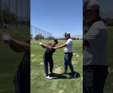 Hitting good positions in the downswing #golf #golftips