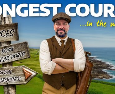 I take on the LONGEST golf course in the world (insane challenge)