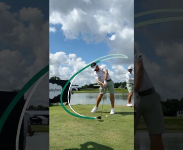 Louis Oosthuizen golf swing on Shot Tracer Pro app.