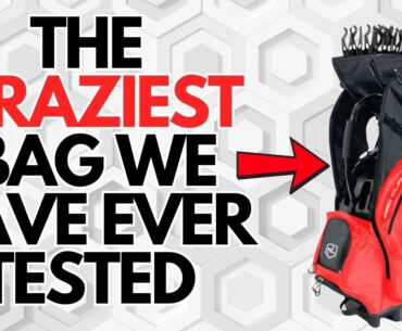 THE CRAZIEST GOLF BAG WE HAVE EVER TESTED - BEST CART BAG GOLF 2025 // NEVRLOOZ GOLF BAG REVIEW