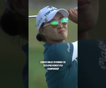 Minjee Lee's full WINNING hole! ⛳️