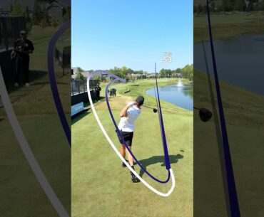Thomas Pieters golf swing on Shot Tracer Pro app.