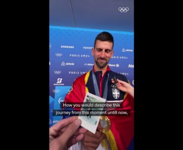 Novak Djokovic's Journey to Olympic Champion 🥹 #Paris2024