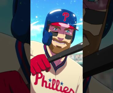 The Bryce Harper and Philly Phanatic anime you didn't know you needed is here 🔔 #HeroesOfTheGame