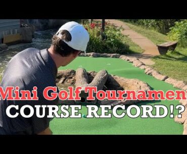 Someone sets a COURSE RECORD!? - Mini Golf Tournament (MUST WATCH!)