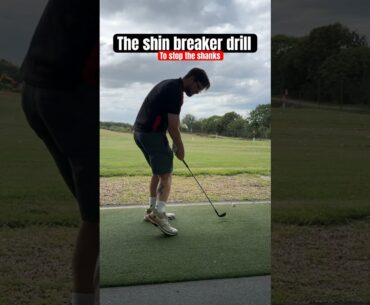 Fix the shanks with ‘The Shin Breaker’ drill. #golf #shanks
