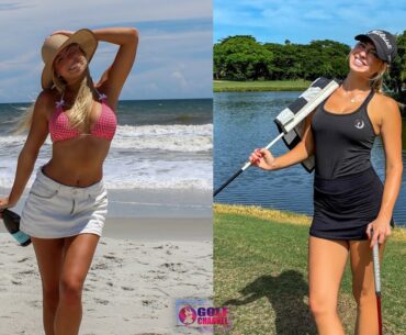 What's the Best Golf Swing for a CRAZY Trick Shot? Ashley Huffman
