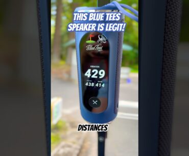 This Blue Tee Speaker is legit!! #golf #speakershopping #golfgear