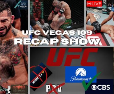 EP184 NO MORE UFC PPVs! Big news annouced this morning to go with some BIG Finishes at UFC Vegas 109