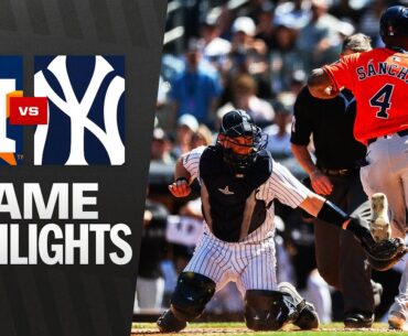 Astros vs. Yankees Game Highlights (8/9/25) | MLB Highlights