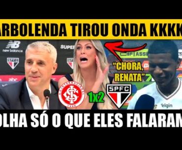 ARBOLEDA manda recado após SÃO PAULO derrotar o INTERNACIONAL de RENATA FAN