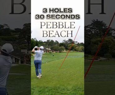 Terrible start, but can I recover at Pebble Beach? #golf #golfvlog