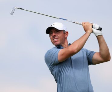 Rory McIlroy states if he still believes he can win the BMW Championship and catch Robert MacIntyre