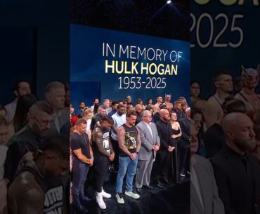 #WWERaw begins with a 10-bell salute for the legendary WWE Hall of Famer Hulk Hogan.