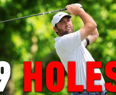 Scottie Scheffler's Full 9-Hole Practice Round