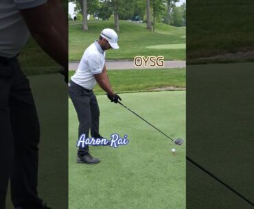 Aaron Rai turns through one at the Fed Ex... @callawaygolf @TAYLORMADEGOLF