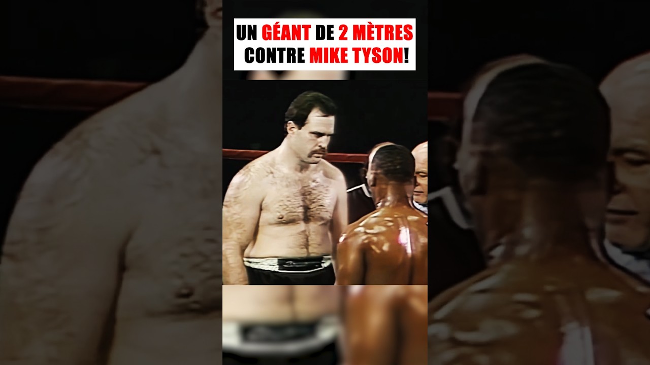 MIKE TYSON, 19 ANS, AFFRONTE UN GÉANT DE 2 MÈTRES.. MIKE TYSON, 19 ANS, AFFRONTE UN GÉANT DE 2 MÈTRES..