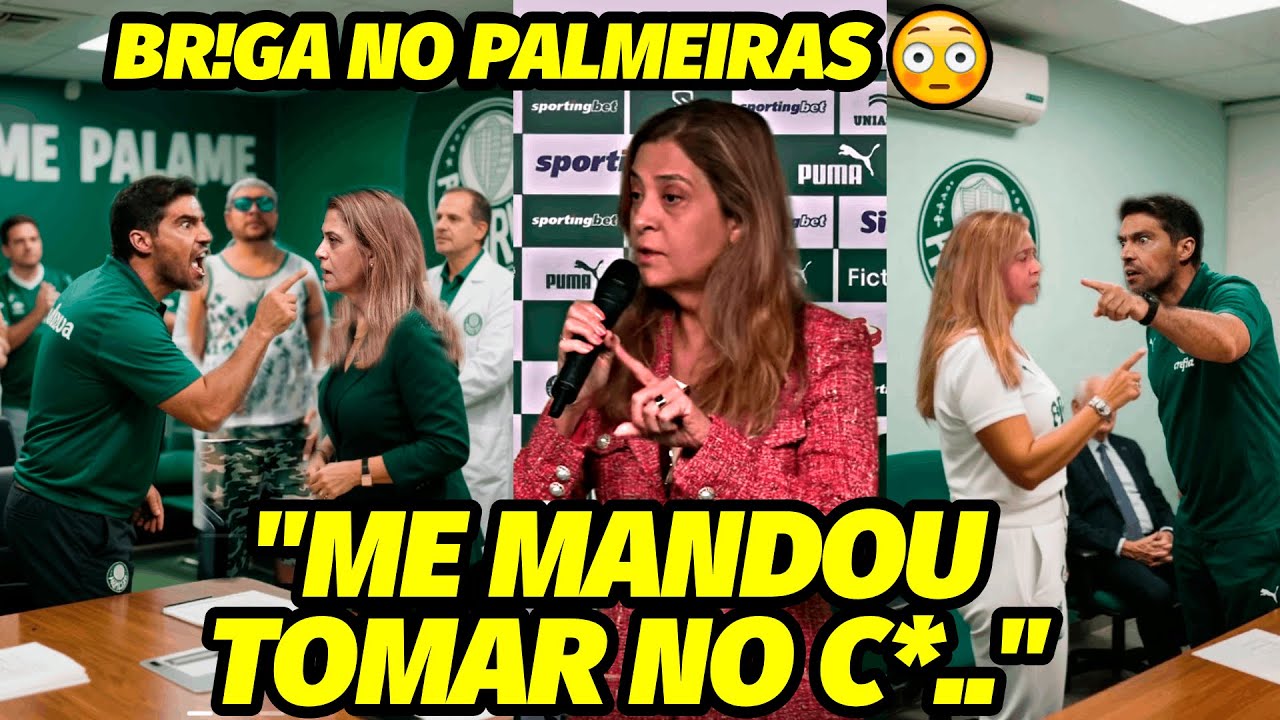“ATITUDE DE VAG%BUNDO..CHEGA! É INACEITÁVEL” A TRETA NO PALMEIRAS COM ABEL QUE DEIXOU LEILA FURIOSA “ATITUDE DE VAG%BUNDO..CHEGA! É INACEITÁVEL” A TRETA NO PALMEIRAS COM ABEL QUE DEIXOU LEILA FURIOSA