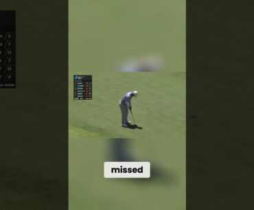 Golf: Scott Vincent's Crucial Putt and Game Analysis #shorts