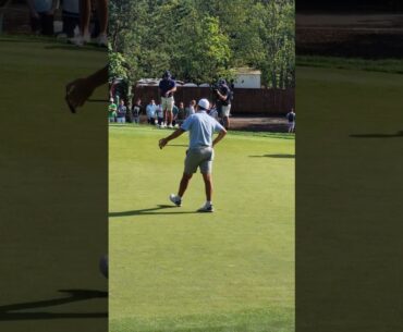 Richard Bland for BIRDIE on 9th at LIV Golf UK #golf #livgolf #golfcourse