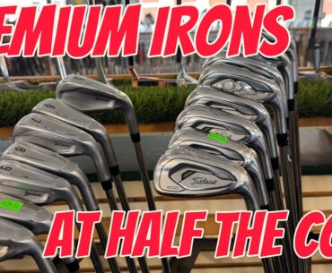 Premium golf clubs, half the price