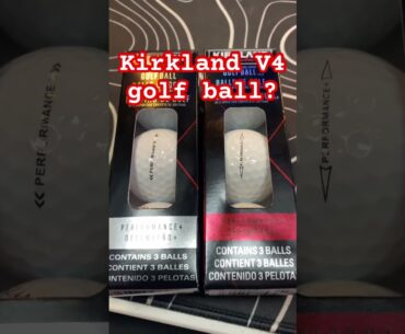 New Kirkland ball is different,slightly firmer cover is all I know for sure #kirklandsignature #golf