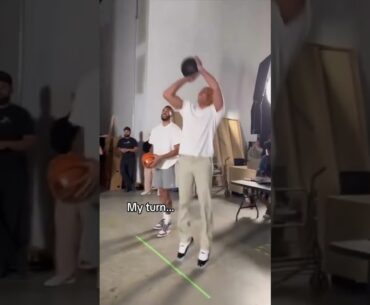 Jayson Tatum tries the Wilson Airless G1 Basketball...