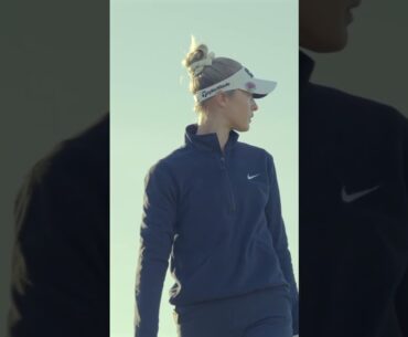 Warming up with World No. 1 at the U.S. Women's Open.