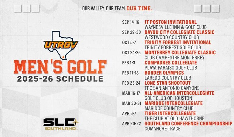 UTRGV Men's Golf Announces Complete 2025-26 Schedule