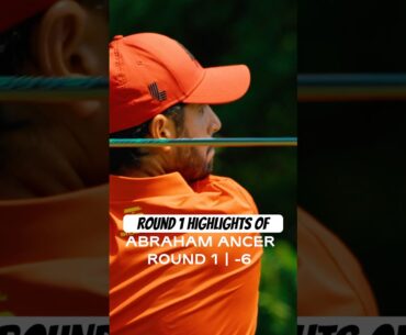 Round 1 Highlight of Abraham Ancer #livgolfindy #golfswing #golflife #golfing