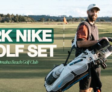 Best Round EVER with Vintage Nike Tiger Woods Clubs! Ōmaha Beach Golf Club.