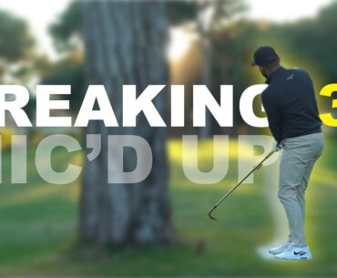 Can I Break 30 Again? | Mic'd Up | Gloria Verde Golf Course